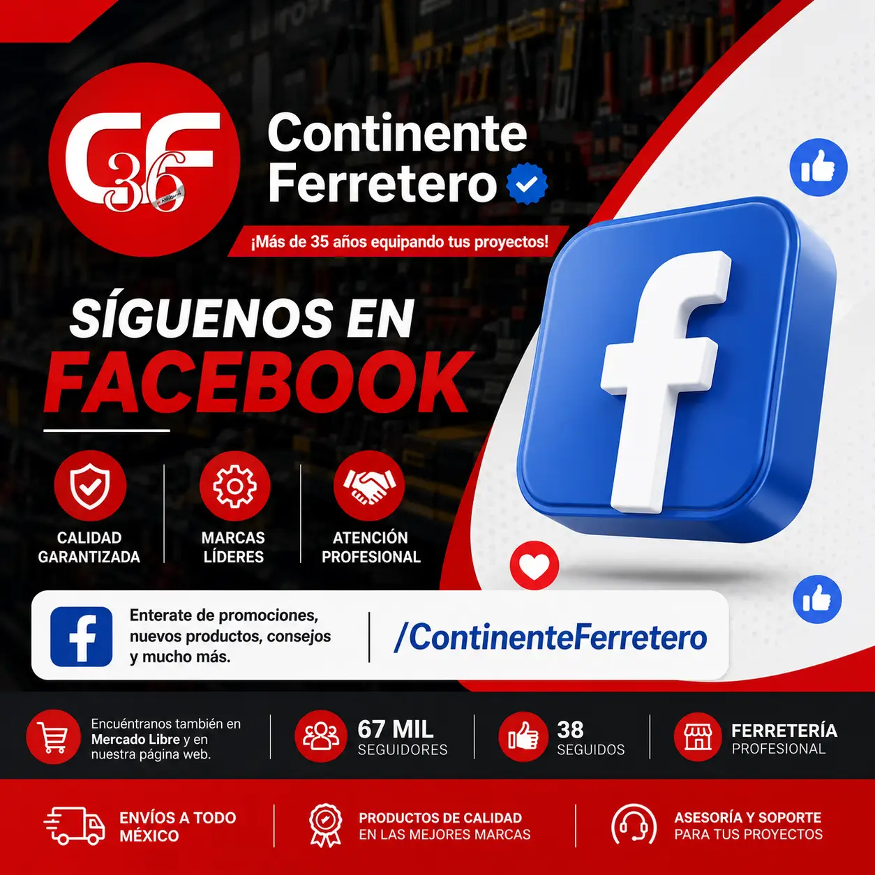 Siguenos en Facebook